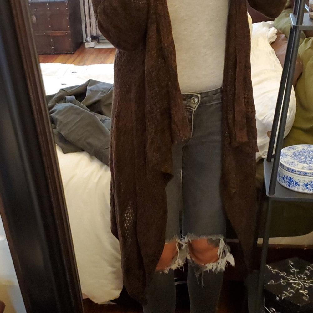 Extra long flowy cardigan - Picture 4 of 5